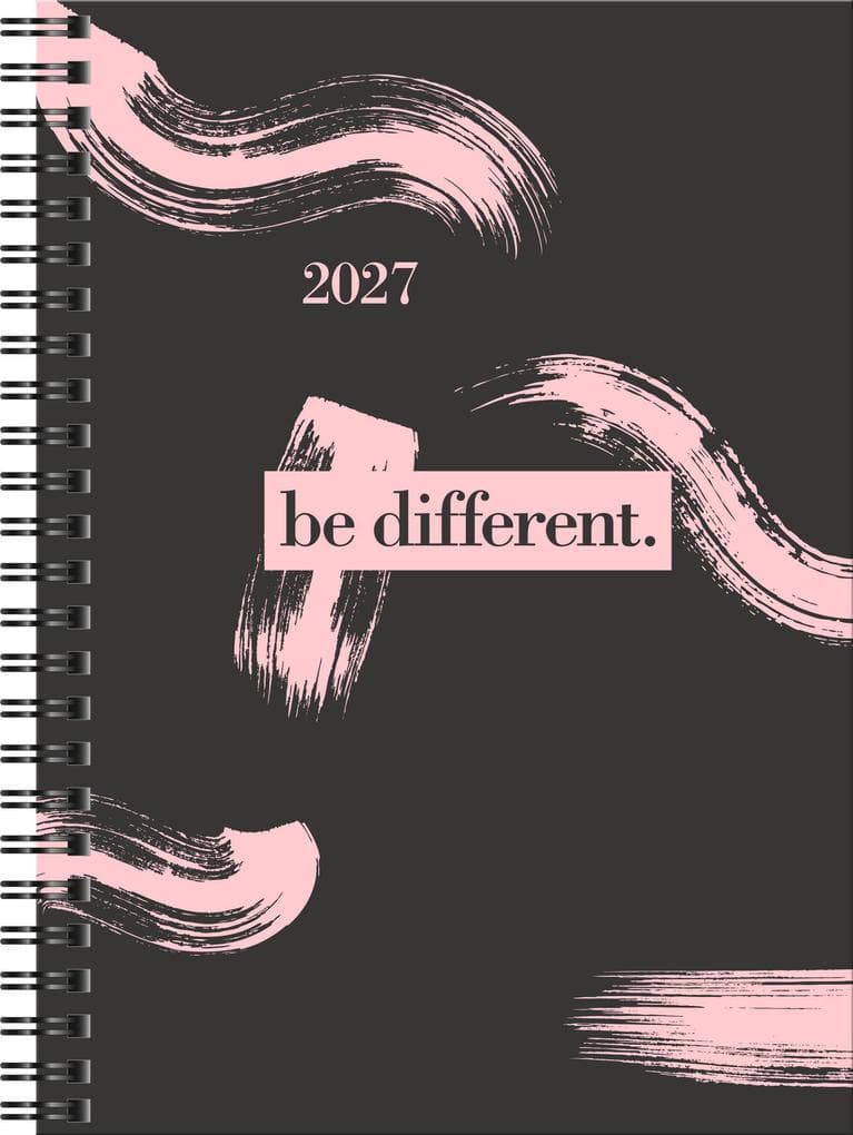 rido/idé 7021807027 Buchkalender Mod. Timing 1 2027 "be different" A5, Papier