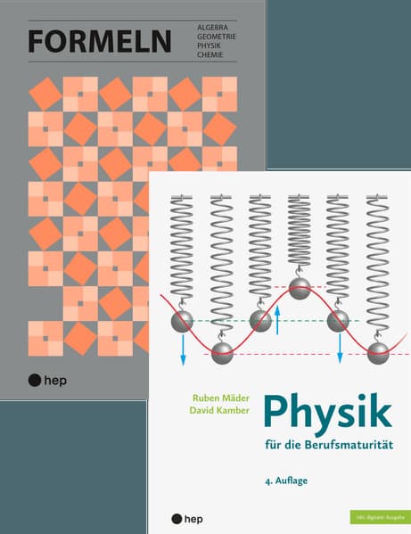 Spezialangebot «Formeln» und «Physik für die Berufsmaturität» (Neuauflage 2026)