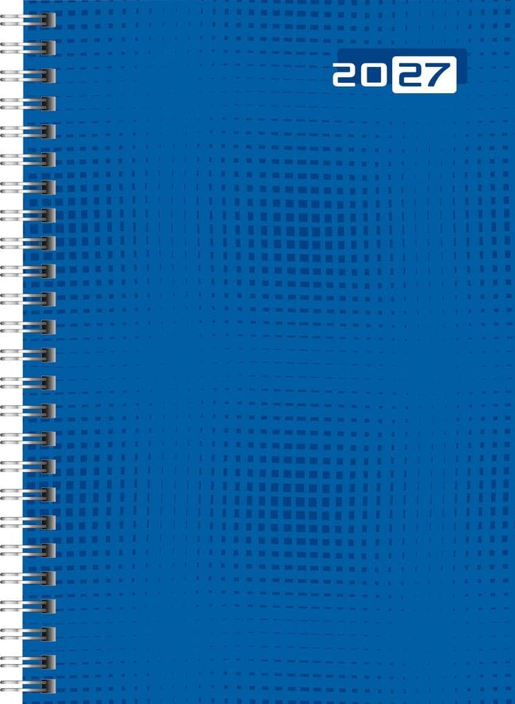rido/idé 7021007027 Buchkalender Mod. futura 2 2027 A5, Papier, blau