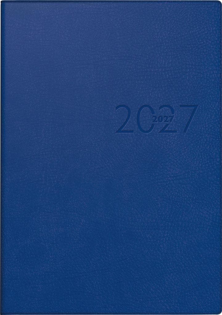 rido/idé 7023016307 Buchkalender Mod. studioplan int. 2027 168×240 mm, Kunstleder, blau