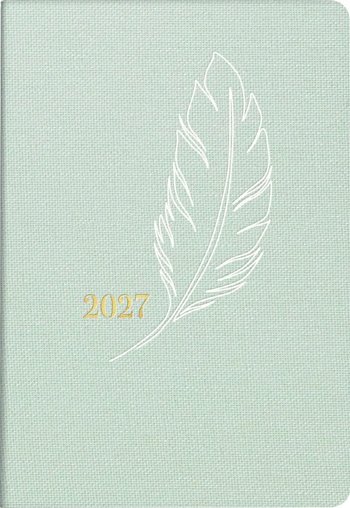 rido/idé 7011055027 Taschenkalender Mod. partner/Industrie I 2027 "Feather" A7, Textil