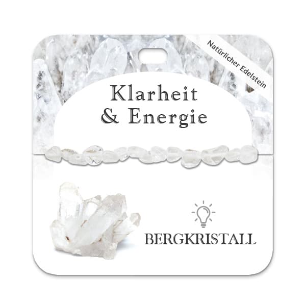 Bergkristall Nugget Armband