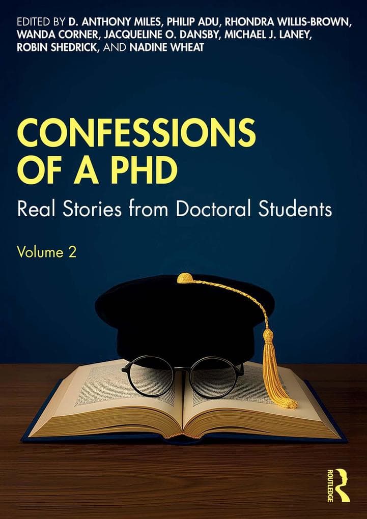 Confessions of a PhD