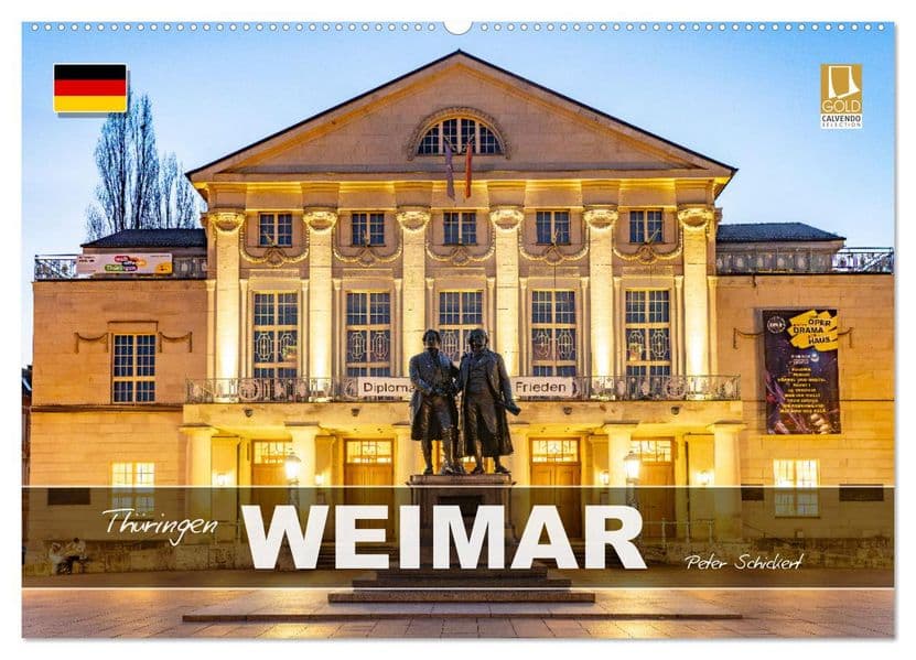 Thüringen - Weimar (Wandkalender 2027 DIN A2 quer), CALVENDO Monatskalender
