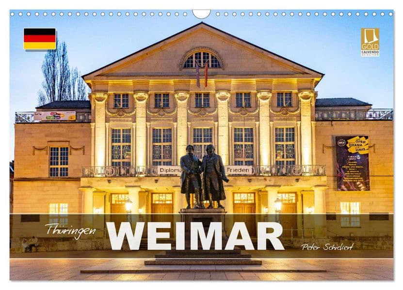 Thüringen - Weimar (Wandkalender 2027 DIN A3 quer), CALVENDO Monatskalender