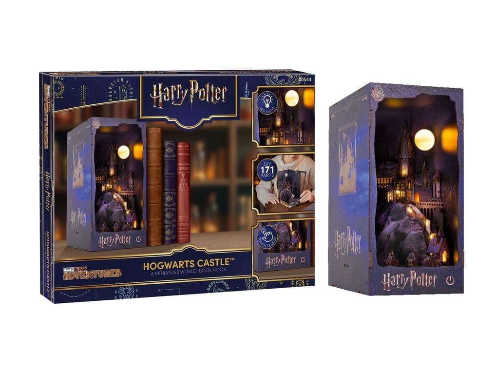 Tiny Adventures - Harry Potter Hogwarts Castle, Book Nook Miniaturwelt aus Holz zum Zusammenbauen