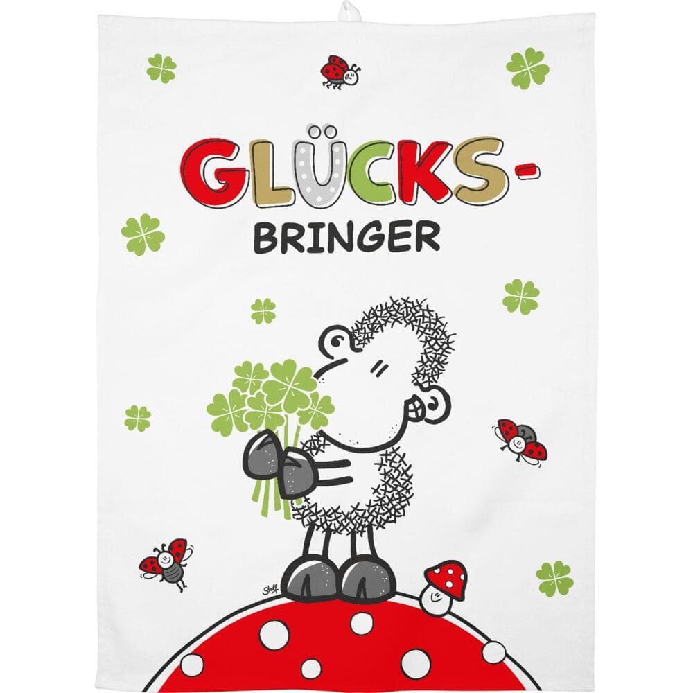 Zauber-Geschirrtuch Motiv "Glück"