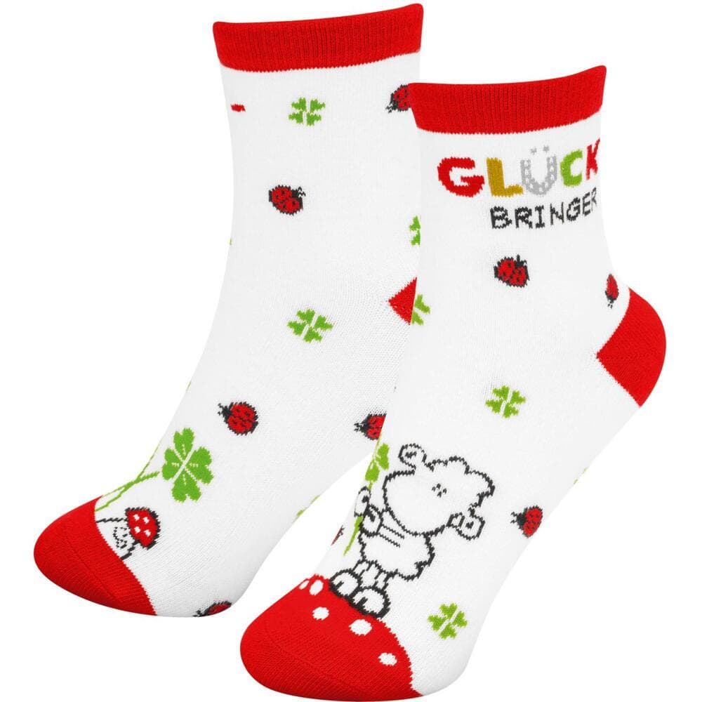Zaubersocken Motiv "Glück"