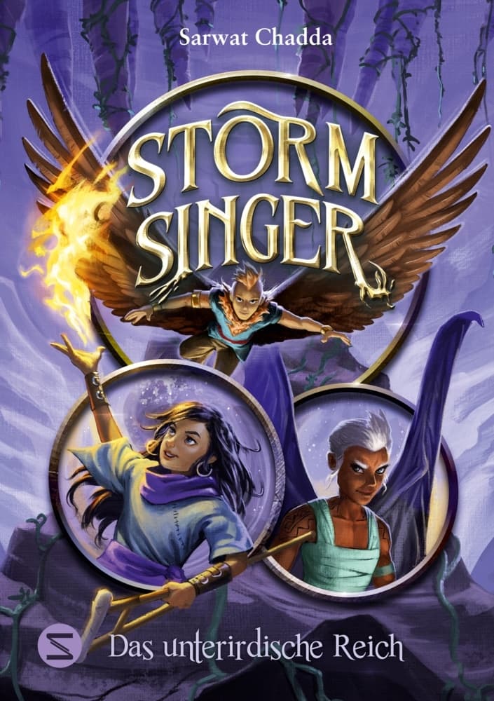 Storm Singer. Das unterirdische Reich (Band 2): Episches Fantasy-Abenteuer mit ungewöhnlicher Heldin | Geflügelte Wesen, fremde Welten und faszinierende Elementarmagie | Für Fans von 'Avatar'