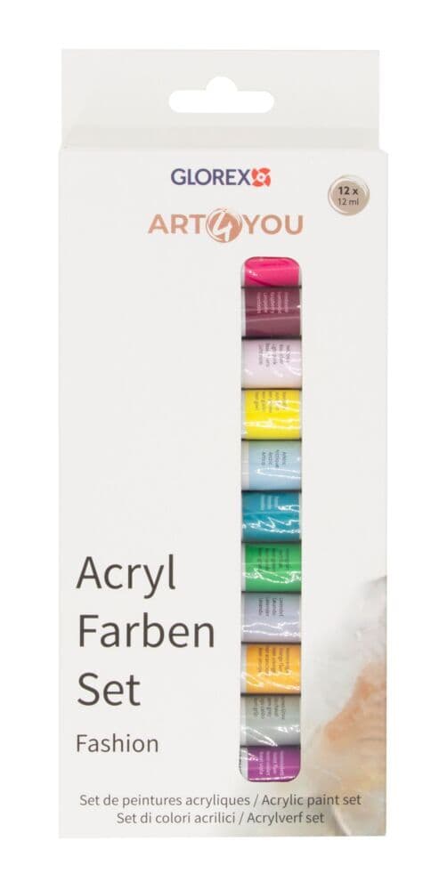 Acrylfarben-Set Fashion 12 Stück, je 12ml