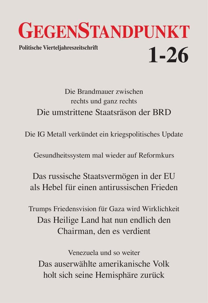 GegenStandpunkt 1-26