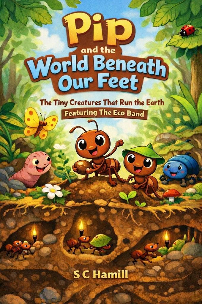 Pip and the World Beneath Our Feet . Interactive Musical Wildlife Adventure for Children: A Heartwarming Hedgehog Story About Friendship, Nature and Conservation.