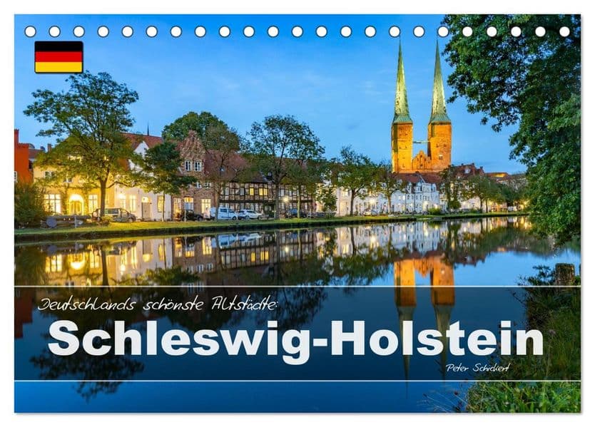 Deutschlands schönste Altstädte - Schleswig-Holstein (Tischkalender 2027 DIN A5 quer), CALVENDO Monatskalender