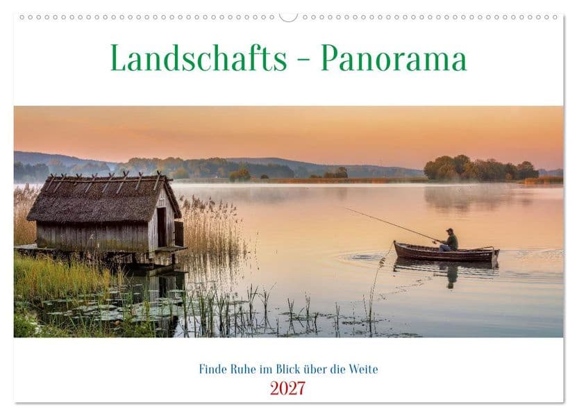 Landschafts - Panorama (Wandkalender 2027 DIN A2 quer), CALVENDO Monatskalender