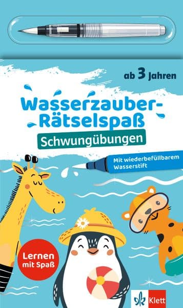 Wasserzauber-Rätselspaß: Schwungübungen