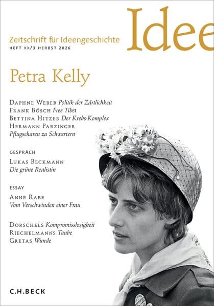 Zeitschrift für Ideengeschichte Heft XX/3 Herbst 2026: Petra Kelly