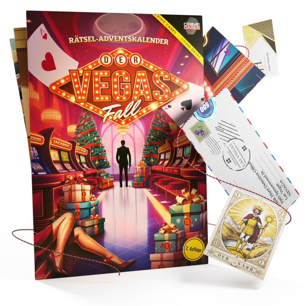 CRIMECASES Rätsel-Adventskalender: Der Vegas Fall