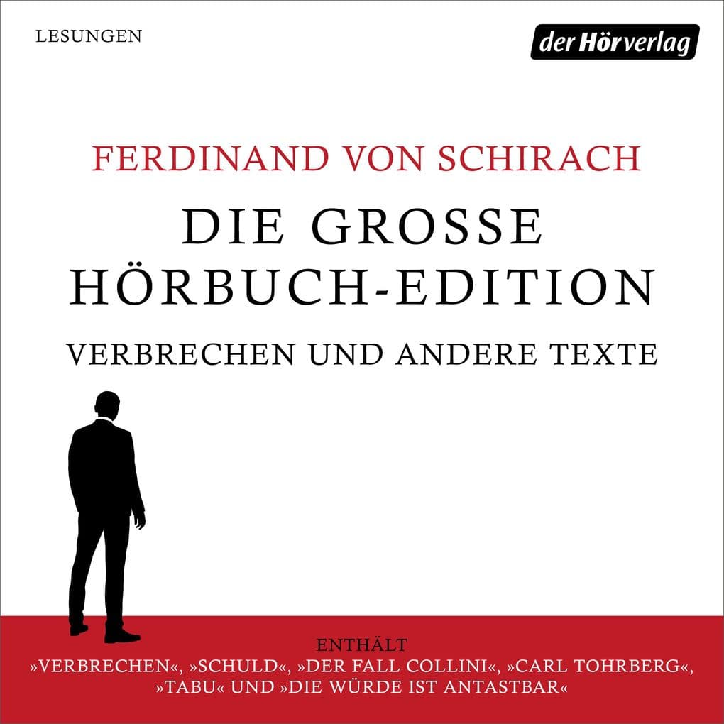 Die große Hörbuch-Edition - Verbrechen und andere Texte