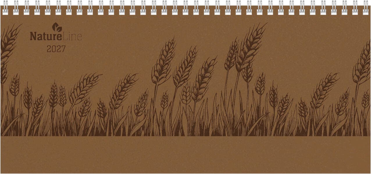 Tisch-Querkalender Nature Line Malt 2027