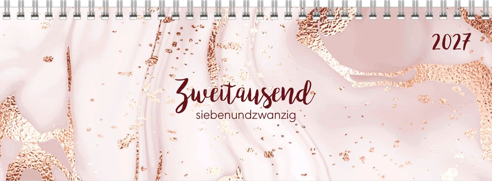 Tischquerkalender Style Marmor 2027