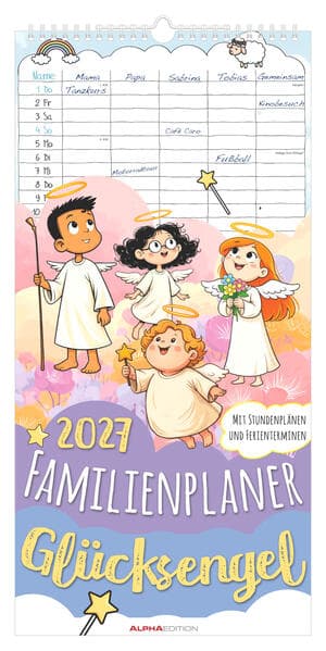 Familienplaner Glücksengel 2027