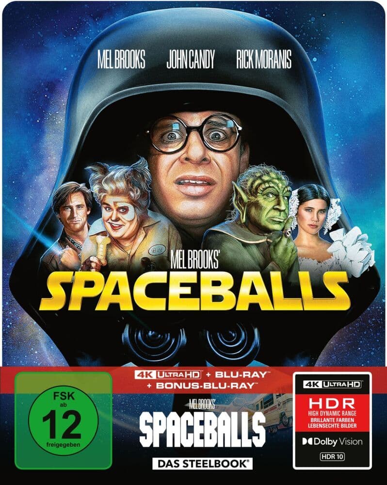 Spaceballs - Mel Brooks verrückte Raumfahrt,1 4K UHD-Blu-ray + 2 Blu-ray (Limitiertes 3-Disc-Steelbook)