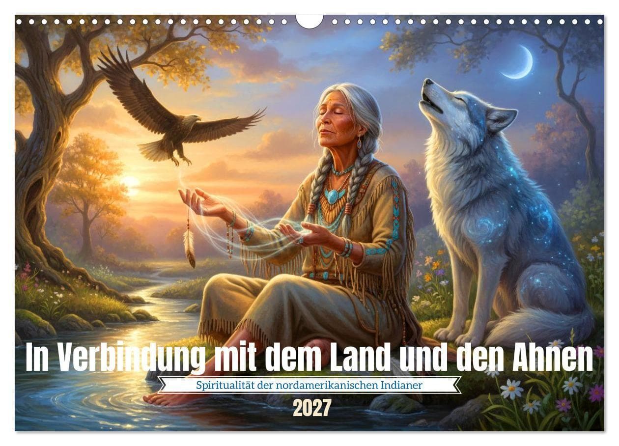 In Verbindung mit dem Land und den Ahnen (Wandkalender 2027 DIN A3 quer), CALVENDO Monatskalender
