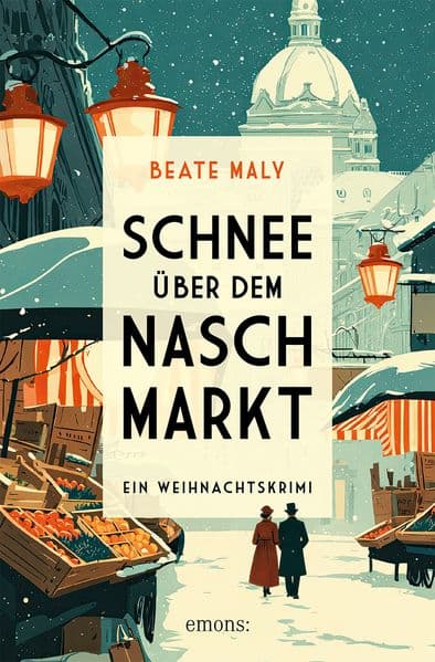 Schnee über dem Naschmarkt