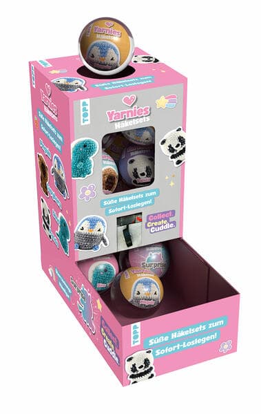 Display Yarnies - Collect. Create. Cuddle., 5 x 4 Ex.