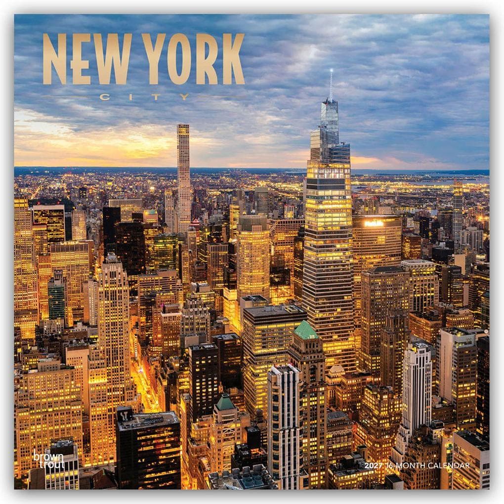 New York 2027 - 16-Monatskalender
