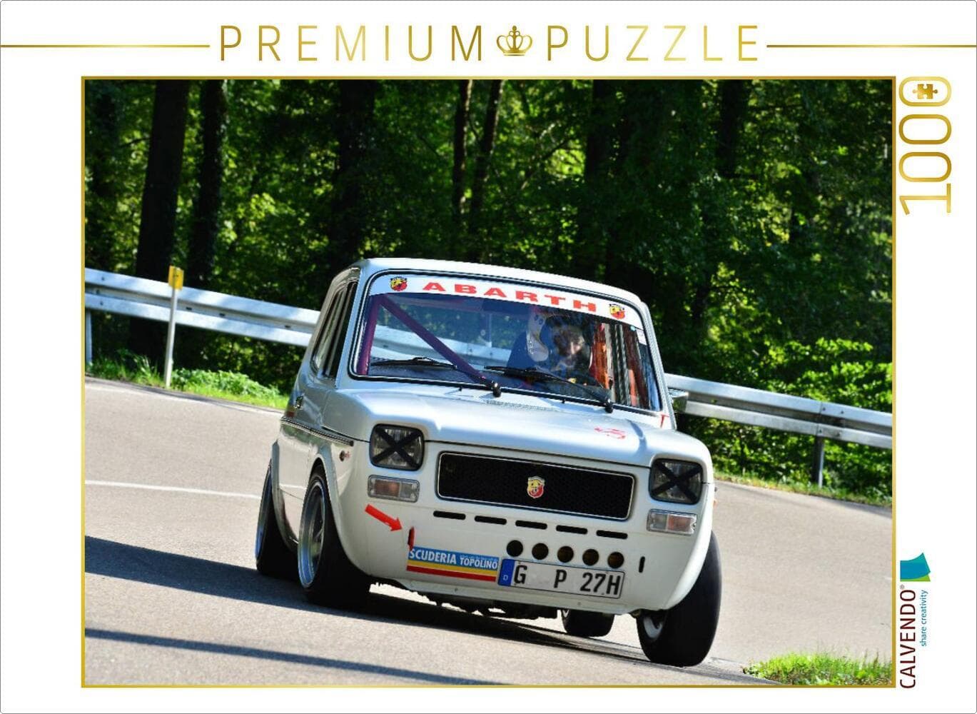 CALVENDO Puzzle Fiat 128 - 1973 | 1000 Teile Lege-Größe 64x48cm Foto-Puzzle für glückliche Stunden