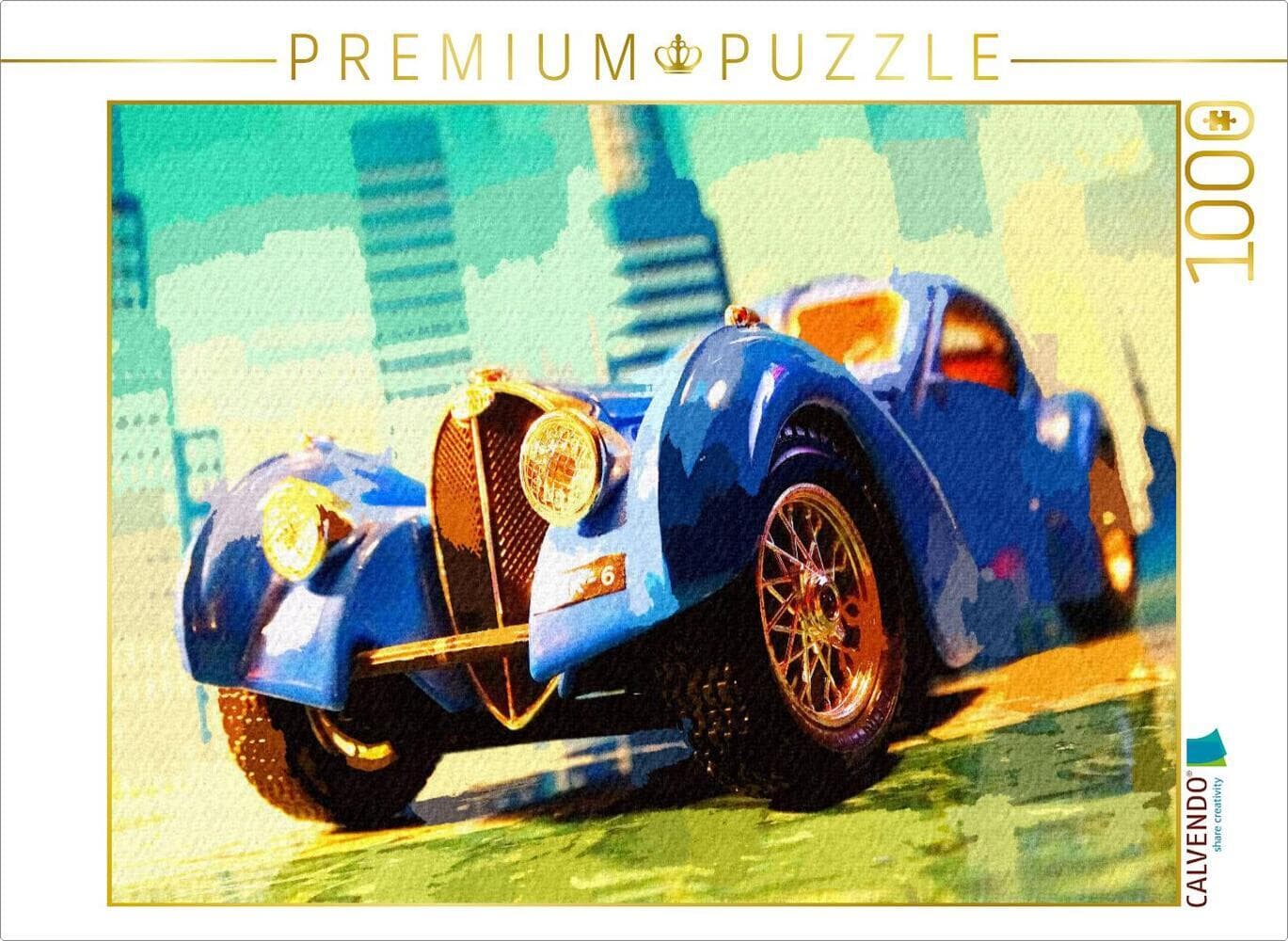 CALVENDO Puzzle Ein Motiv aus dem Kalender Cars'n'Arts - Digital Artworks von Jean-Louis Glineur | 1000 Teile Lege-Größe 64x48cm Foto-Puzzle für glückliche Stunden