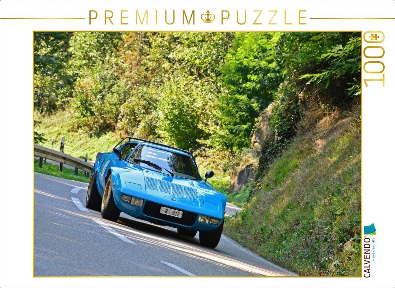 CALVENDO Puzzle Lancia Stratos HF - 1976 | 1000 Teile Lege-Größe 64x48cm Foto-Puzzle für glückliche Stunden