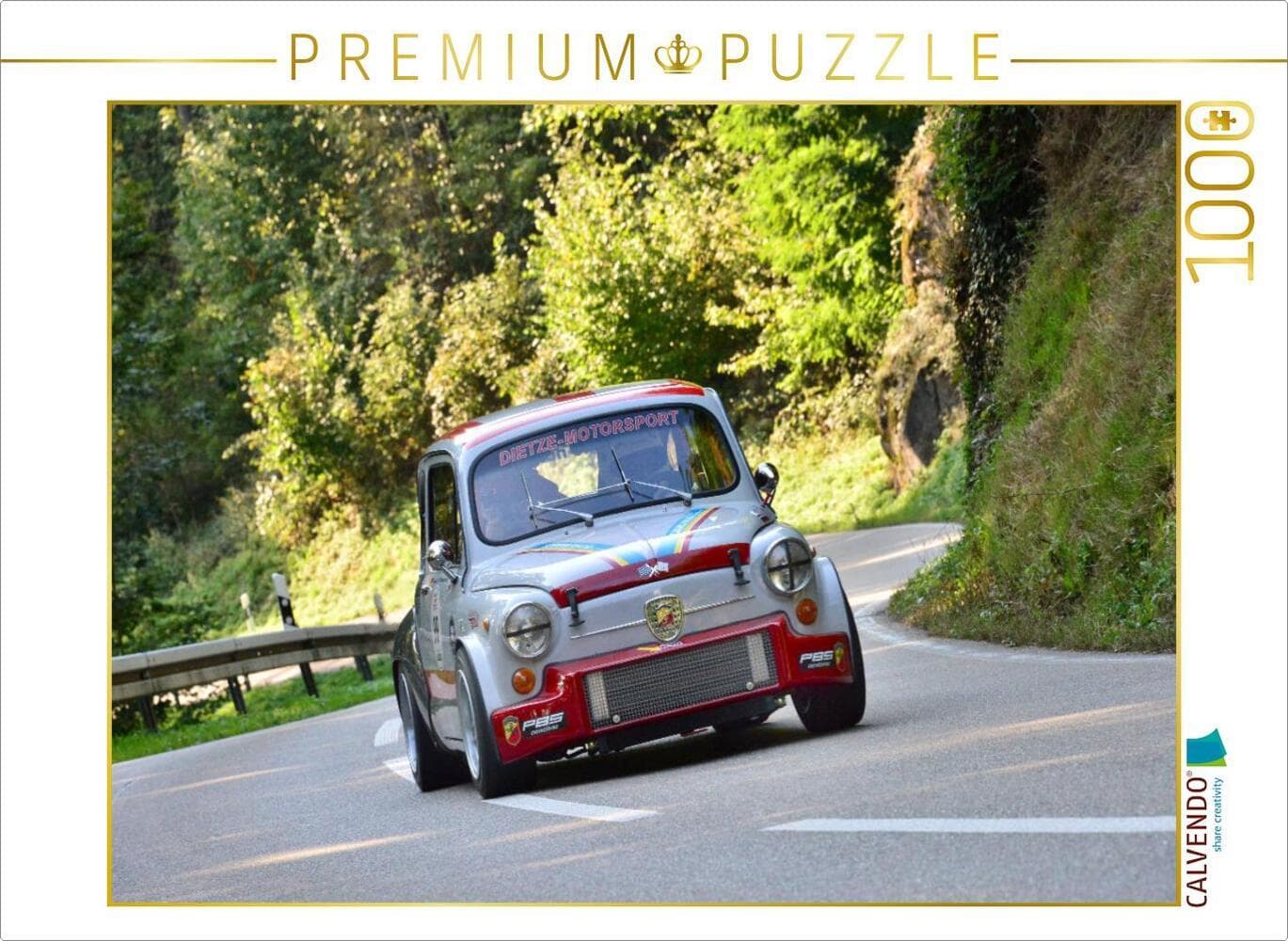 CALVENDO Puzzle Fiat Abarth 850 TC - 1964 | 1000 Teile Lege-Größe 64x48cm Foto-Puzzle für glückliche Stunden