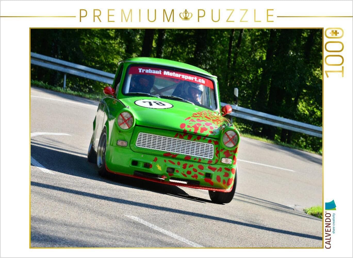 CALVENDO Puzzle Trabant 601 - 1988 | 1000 Teile Lege-Größe 64x48cm Foto-Puzzle für glückliche Stunden