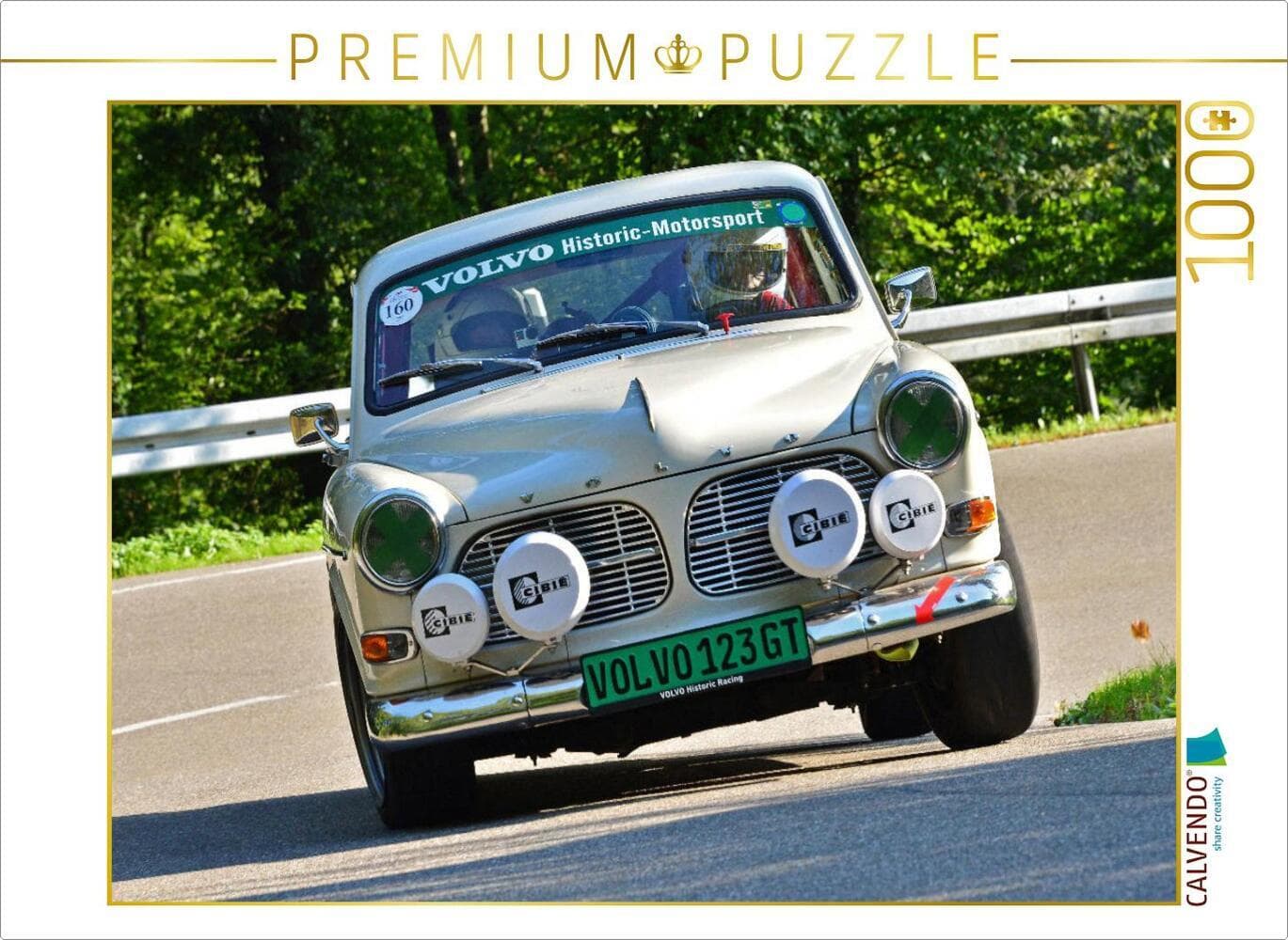 CALVENDO Puzzle Volvo Amazon 123 GT Amazon - 1967 | 1000 Teile Lege-Größe 64x48cm Foto-Puzzle für glückliche Stunden