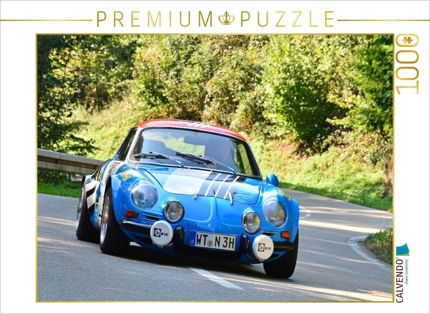 CALVENDO Puzzle Renault Alpine A110 Baujahr 1973 | 1000 Teile Lege-Größe 64x48cm Foto-Puzzle für glückliche Stunden