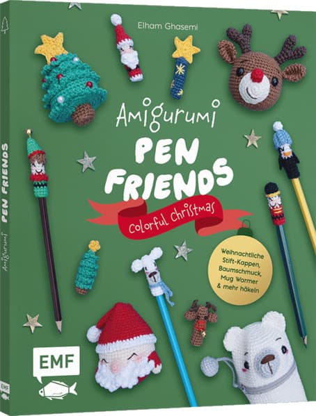 Amigurumi Pen Friends - Colorful Christmas