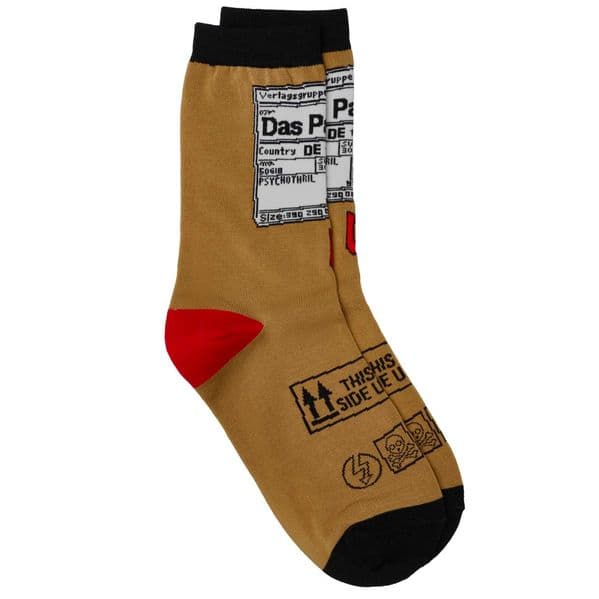 Sebastian Fitzek-Socken "Das Paket" Größe 36-41