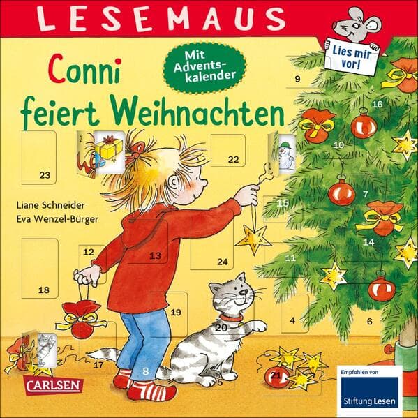 LESEMAUS 58: Conni feiert Weihnachten
