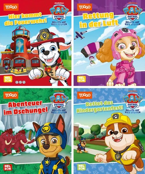 Nelson Mini-Bücher: 4er PAW Patrol 33-36