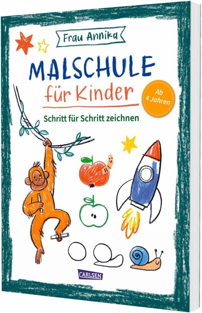 Malschule für Kinder: Schritt für Schritt zeichnen