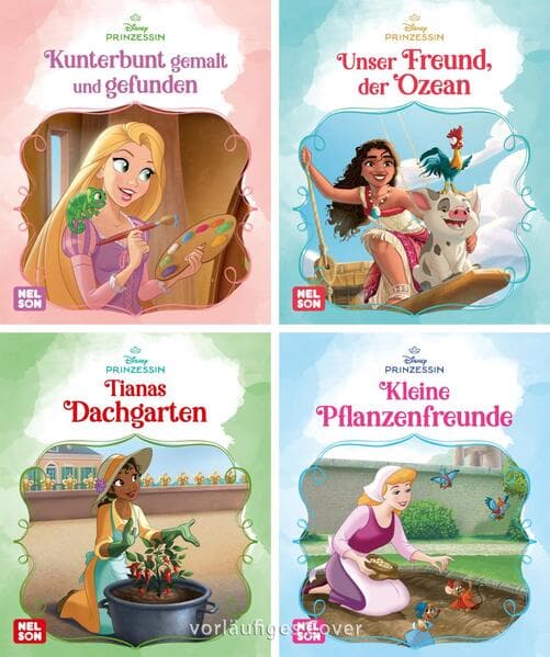 Nelson Mini-Bücher: 4er Disney Prinzessin 25-28