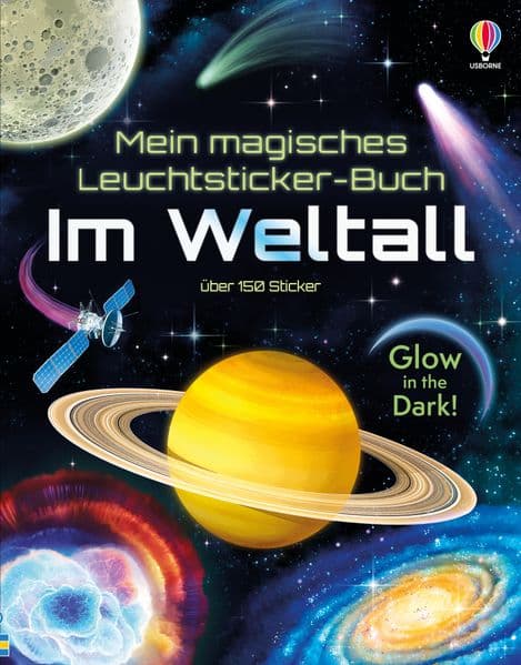 Mein magisches Leuchtsticker-Buch: Im Weltall