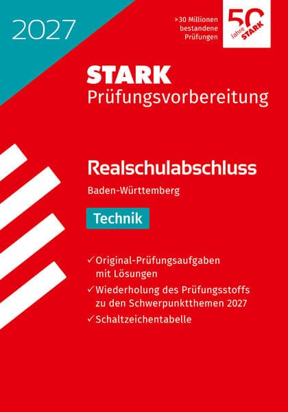STARK Technik - Realschulabschluss 2027 BW - Prüfungsvorbereitung