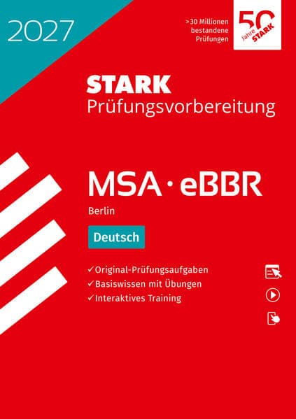 STARK Deutsch - MSA/eBBR 2027 Berlin - Prüfungsvorbereitung