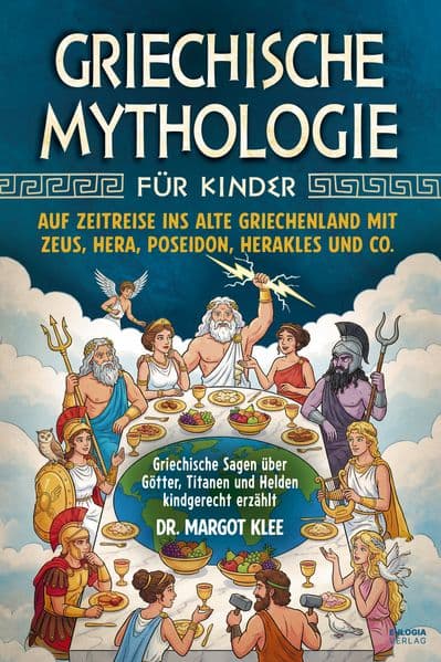 Griechische Mythologie für Kinder: Auf Zeitreise ins alte Griechenland mit Zeus, Hera, Poseidon, Herakles und Co. - Griechische Sagen über Götter, Titanen und Helden kindgerecht erzählt