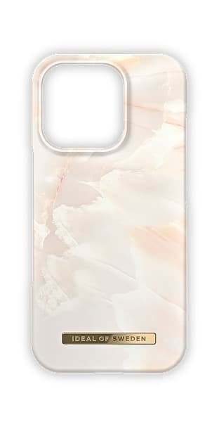 IDEAL OF SWEDEN Printed Case iPhone 16 Pro, rose pearl marble