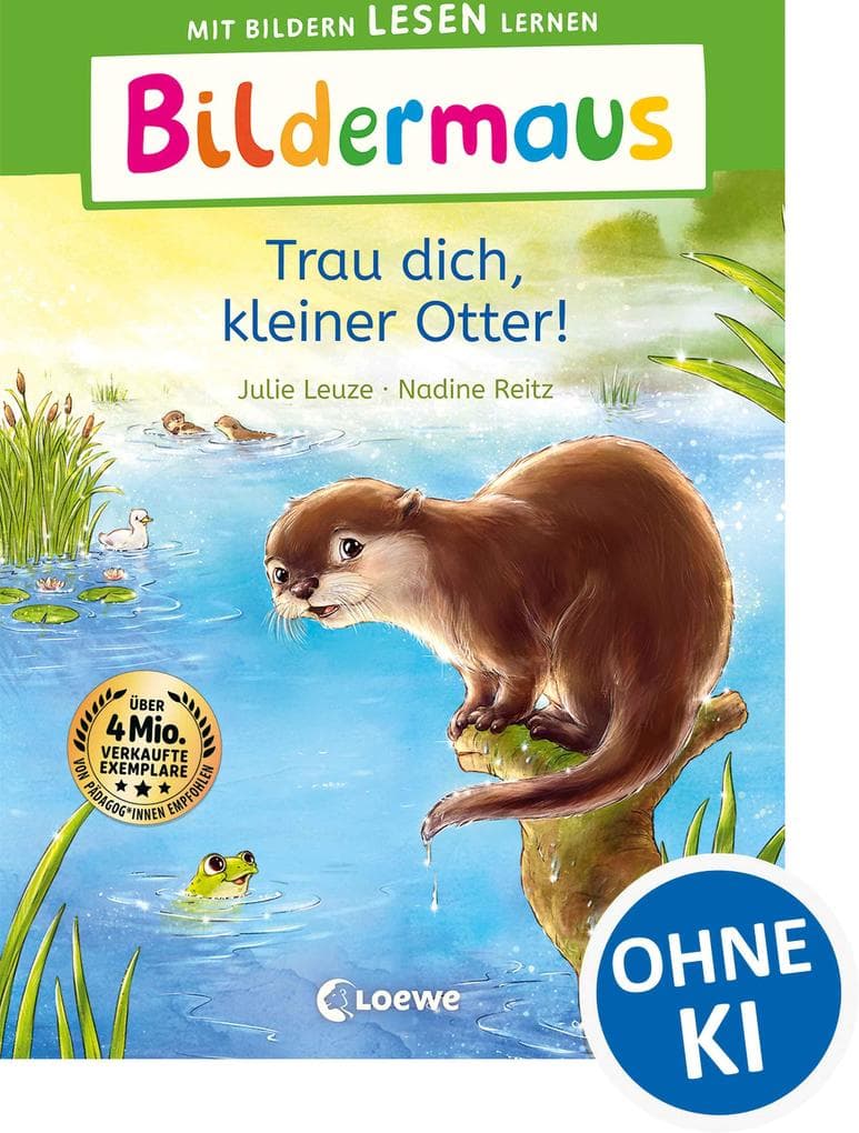 Bildermaus - Trau dich, kleiner Otter!: Mit Bildern lesen lernen - Ideal für die Vorschule und Leseanfänger ab 5 Jahren - Mit Leselernschrift ABeZeh