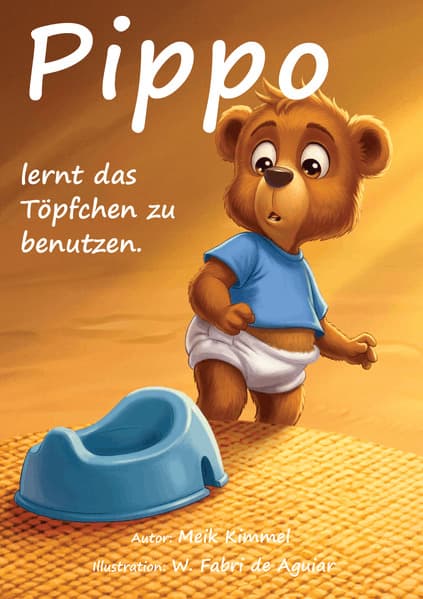 Pippo lernt das Töpfchen zu benutzen.